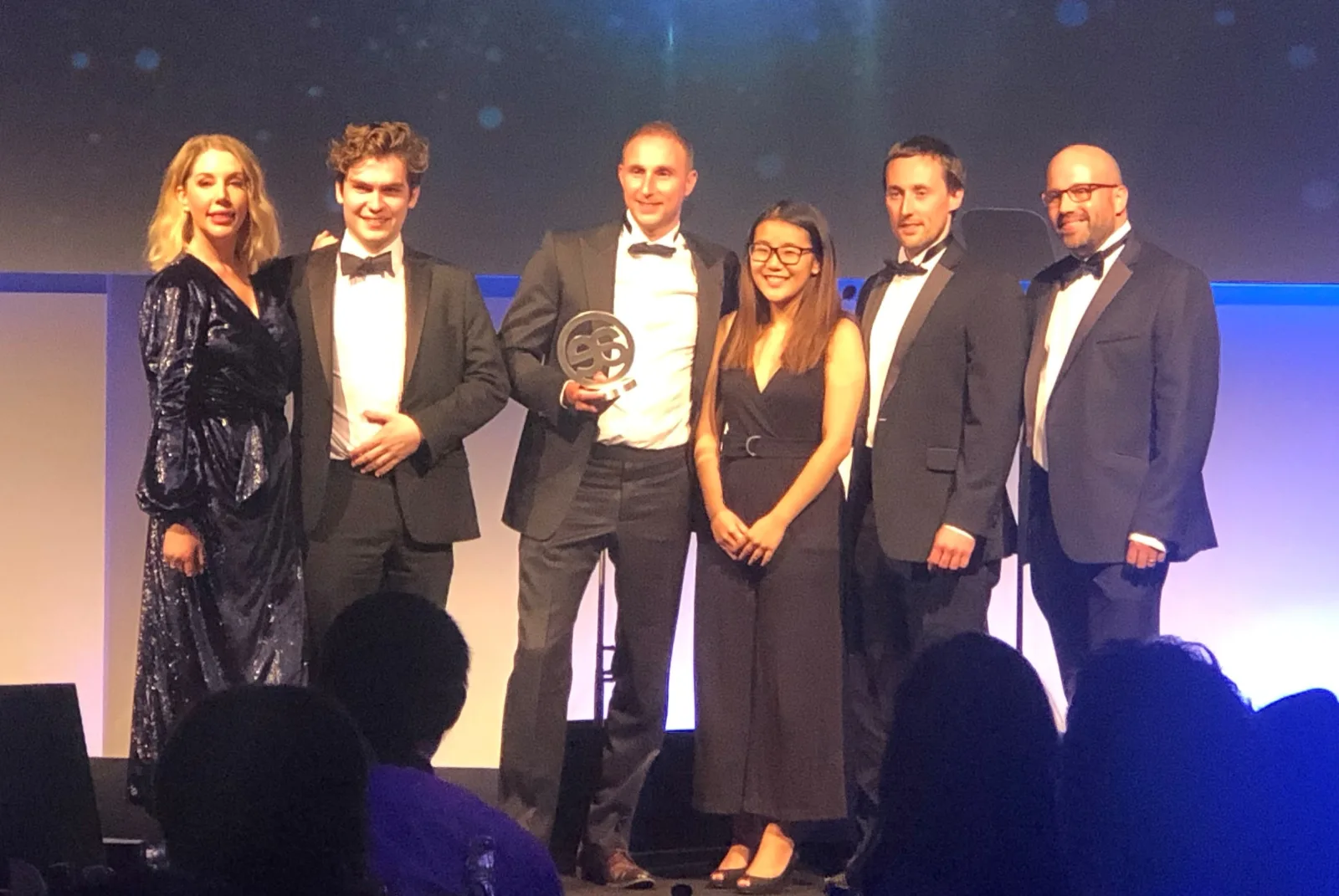 Stephen Pell's prior firm accepting Specialist Team of the Year at the Accounting Excellence Awards